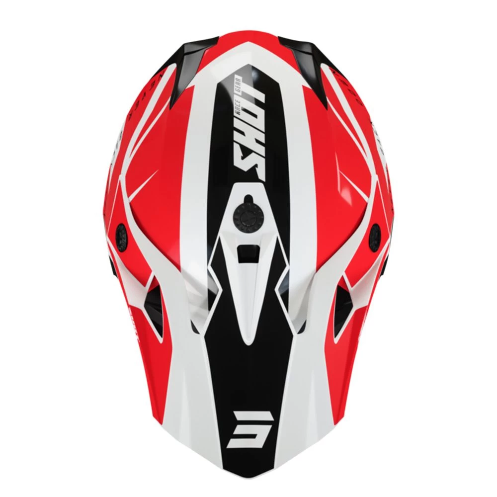 SHOT Peak Pulse Revenge White Red Black Glossy 1 SHOT Peak Pulse Revenge White Red Black Glossy