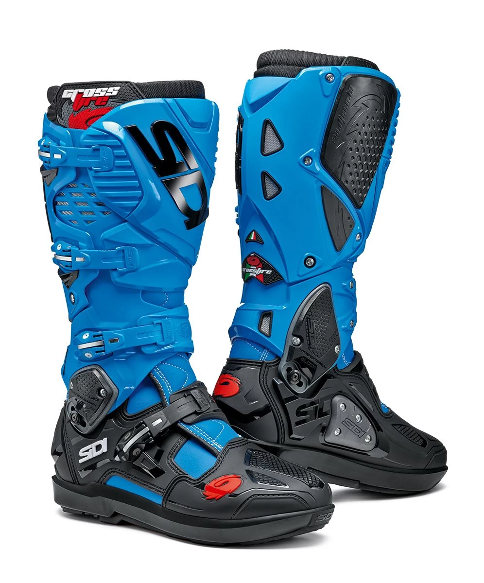 Sidi Crossfire 3 SRS Light Blue Black 1 Sidi Crossfire 3 SRS Light Blue Black