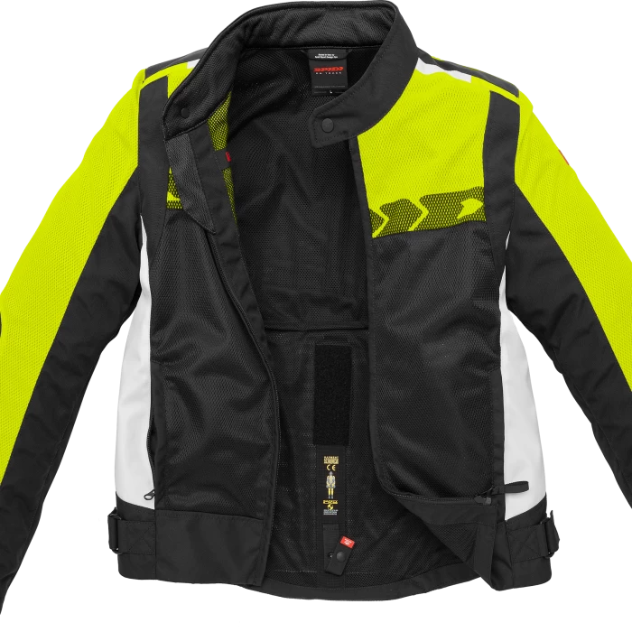 Spidi Solar Net Sport Fluo Yellow Jacket 3 Spidi Solar Net Sport Fluo Yellow Jacket - Afbeelding 3