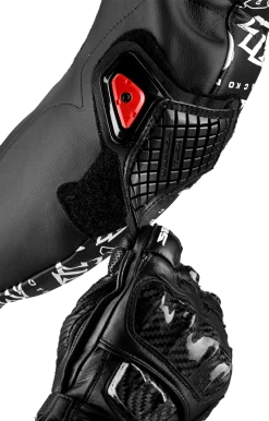 Spidi Track Replica Evo Black White One Piece Racing Suit -Winkel Voor Motorfietsonderdelen spidi track replica evo black white one piece racing suit4