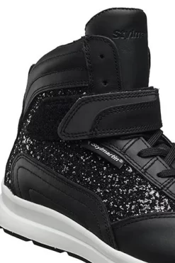 Stylmartin Woman Audax Glam WP Black White -Winkel Voor Motorfietsonderdelen stylmartin shoe woman audax glam wp black white3