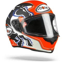 Suomy Speedstar Zerofour Mat Rood Wit Zwart Integraalhelm -Winkel Voor Motorfietsonderdelen suomy speedstar zerofour.33 1