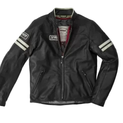Spidi Vintage Ice Black Motorcycle Jacket