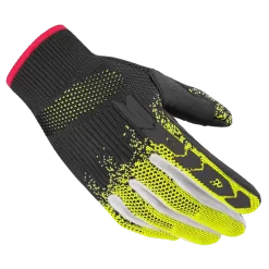 Spidi X-Knit Zwart Geel Fluo -Winkel Voor Motorfietsonderdelen x knit spidi yellow