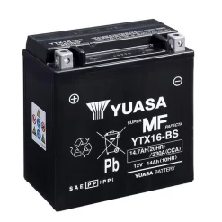 Yuasa YTX16 (WC) Onderhoudsvrije Motoraccu